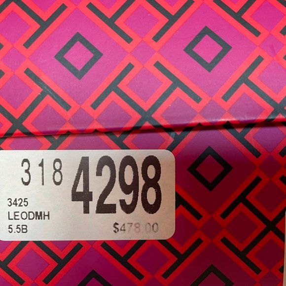 Tory Burch Miller Lug Booties leopard 5.5 - Picture 5 of 10